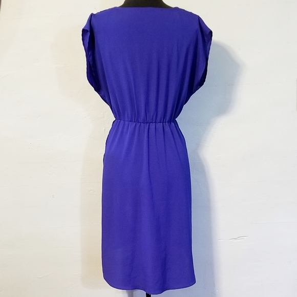 Blue Rain Royal Blue Wrap Dress - Picture 5 of 8